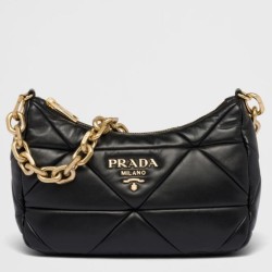 Borsa Prada System Patchwork In Nappa Nera