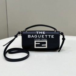 Replica Perfette Fendi Baguette di Marc Jacobs Custodia per smartphone Borsa Fendi nera imitazioni