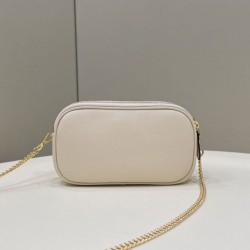 Fendi Easy 2 Baguette Borse Replica Alta Qualità a tracolla Mini Fendi Beige qualità specchio Replica Perfette Fendi Easy 2 Baguette Borse Alta Qualità a tracolla Mini Fendi Beige imitazioni