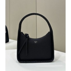 Fendi Mini Fendessence hobo Selleria Fendi Borsa con 264 impunture cucite a mano Nera