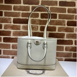 Replica Perfette Imitazioni borse griffate tote mini Gucci Ophidia 765043 Bianca imitazioni