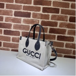 Replica Perfette Imitazione Borse Imitazioni tote mini Gucci con stampa Gucci 772144 Nera imitazioni