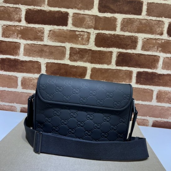 Qualità premium Borse Replica Gucci effetto gomma GG 775097 Nera qualità specchio Replica Perfette Qualità premium Borse Gucci effetto gomma GG 775097 Nera imitazioni