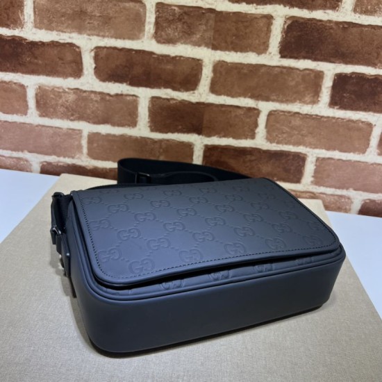 Qualità premium Borse Replica Gucci effetto gomma GG 775097 Nera qualità specchio Replica Perfette Qualità premium Borse Gucci effetto gomma GG 775097 Nera imitazioni