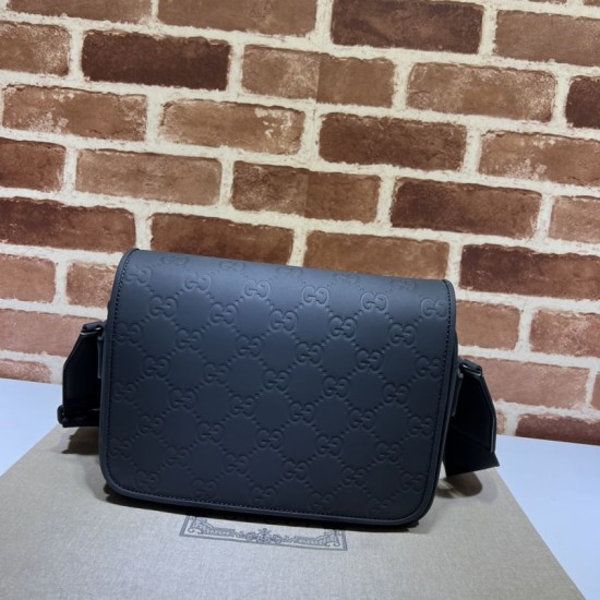 Qualità premium Borse Replica Gucci effetto gomma GG 775097 Nera qualità specchio Replica Perfette Qualità premium Borse Gucci effetto gomma GG 775097 Nera imitazioni