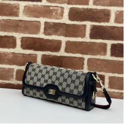 Borsa a tracolla piccola Gucci Luce 786027 Blu Replica qualità specchio Replica Perfette Borsa a tracolla piccola Gucci Luce 786027 Blu imitazioni