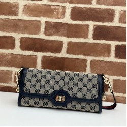Replica Perfette Borsa a tracolla piccola Gucci Luce 786027 Blu imitazioni