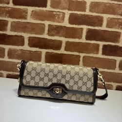 Replica Perfette Borse  a tracolla piccola Gucci Luce 786027 Marrone imitazioni
