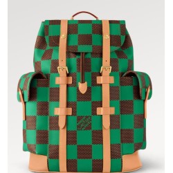 Louis Vuitton Christopher MM Men Zaino Uomo M25240 La giocosa tela Damier Pop di Williams