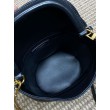 Borse Firmate Replica a secchiello YSL Saint Laurent Gaby con patta superiore nera