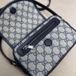 Bora Pari all'originale replica a tracolla Gucci Ophidia GG Mini 772239 Blu