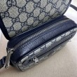 Bora Pari all'originale replica a tracolla Gucci Ophidia GG Mini 772239 Blu
