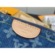 Borsa a tracolla LV per chiavi M82961 Monogram Denim