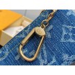 Borsa a tracolla LV per chiavi M82961 Monogram Denim