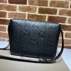 Borse Replica di alta qualità media da uomo Gucci Jumbo GG 760234 Nera