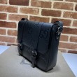 Borse Replica di alta qualità media da uomo Gucci Jumbo GG 760234 Nera