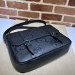 Borse Replica di alta qualità media da uomo Gucci Jumbo GG 760234 Nera