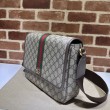 Borse Replica a tracolla media da uomo Gucci Ophidia 761741 Marrone