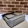 Borse Replica a tracolla media da uomo Gucci Ophidia 761741 Marrone