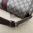 Borse Replica a tracolla media da uomo Gucci Ophidia 761741 Marrone