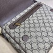Borse Replica a tracolla media da uomo Gucci Ophidia 761741 Marrone