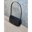 Replica Perfetta a tracolla mezzaluna YSL Saint Laurent Mini Voltaire Nera