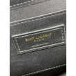 Replica Perfetta a tracolla mezzaluna YSL Saint Laurent Mini Voltaire Nera