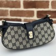 Borsa a tracolla mini Gucci Moon Side 786015 Nera