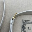 Borsa a tracolla piccola a forma di mezzaluna Gucci Aphrodite 731817 Bianca