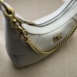 Borsa a tracolla piccola a forma di mezzaluna Gucci Aphrodite 731817 Bianca