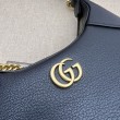 Borsa a tracolla piccola a forma di mezzaluna Gucci Aphrodite 731817 Nera