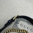 Borsa a tracolla piccola a forma di mezzaluna Gucci Aphrodite 731817 Nera
