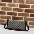 Borsa a tracolla piccola Gucci Luce 786027 Blu