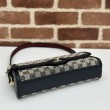 Borsa a tracolla piccola Gucci Luce 786027 Blu