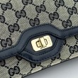 Borsa a tracolla piccola Gucci Luce 786027 Blu