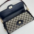 Borsa a tracolla piccola Gucci Luce 786027 Blu