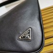 Borsa a tracolla triangolare Prada Nera