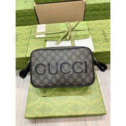 Borsa da uomo a spalla mini Gucci 768391 Grigia