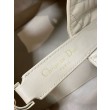 Borsa Replica 1:1 Dior Toujours Media In Vitello Macrocannage Beige
