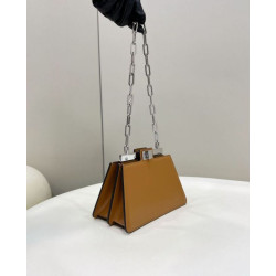 Borsa Fendi Fendi Peekaboo Cut Petite Media Bianca