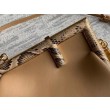 Borse Firmate Replica Fendi First Small con pitone F Borse Firmate Replica Fendi Nappa Camel
