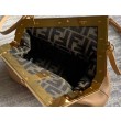 Borse Firmate Replica Fendi First Small con pitone F Borse Firmate Replica Fendi Nappa Camel