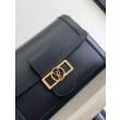 Borse Imitazioni LV Dauphine Soft MM LV M25209 in nero