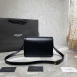 Borsa Replica 1:1 media YSL Saint Laurent Solferino Pelle di vitello nera