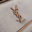 Borsa Niki media YSL Saint Laurent in tela di cotone