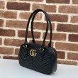 Borsa piccola con manico superiore Gucci GG Marmont 795199 Nera
