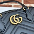 Borsa piccola con manico superiore Gucci GG Marmont 795199 Nera