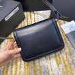 Imitazioni borse griffate piccola YSL Saint Laurent Solferino Pelle di vitello nera