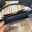 Imitazioni borse griffate piccola YSL Saint Laurent Solferino Pelle di vitello nera