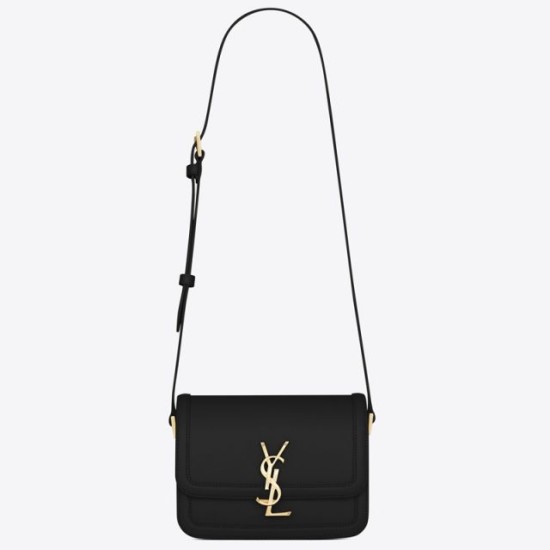 Imitazioni borse griffate piccola YSL Saint Laurent Solferino Pelle di vitello nera